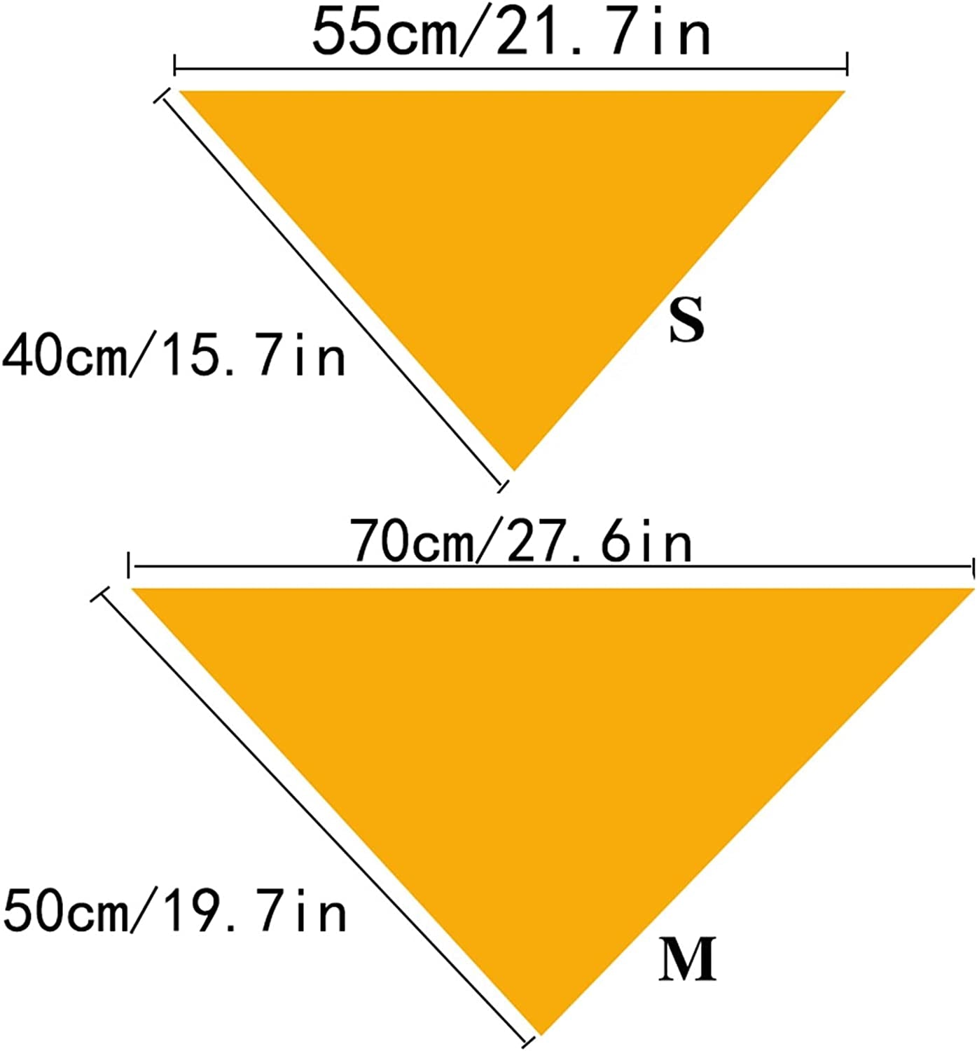 Dog Bandanas Dog Scarf Kerchief Dog Bibs Washable Halloween Pet Towel Triangle Scarf Pet Cat Dog Printed Halloween Party Towel Party Scarf Adjustable for Small to Large Dogs Cats (Yellow, S) Animals & Pet Supplies > Pet Supplies > Dog Supplies > Dog Apparel Generic