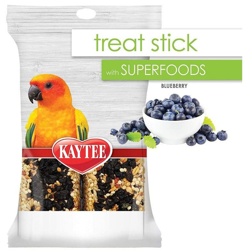 Kaytee Superfoods Avian Treat Stick - Blueberry 5.5 Oz Pack of 3 Animals & Pet Supplies > Pet Supplies > Bird Supplies > Bird Treats Kaytee