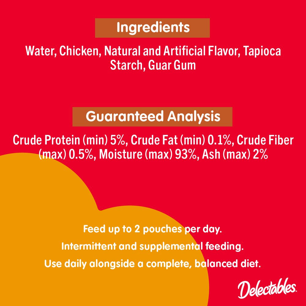 Hartz Delectables Savory Broths Lickable Wet Cat Treats - Non-Seafood Chicken, 1.4Oz, One Pouch Animals & Pet Supplies > Pet Supplies > Cat Supplies > Cat Treats Hartz Mountain Corp.