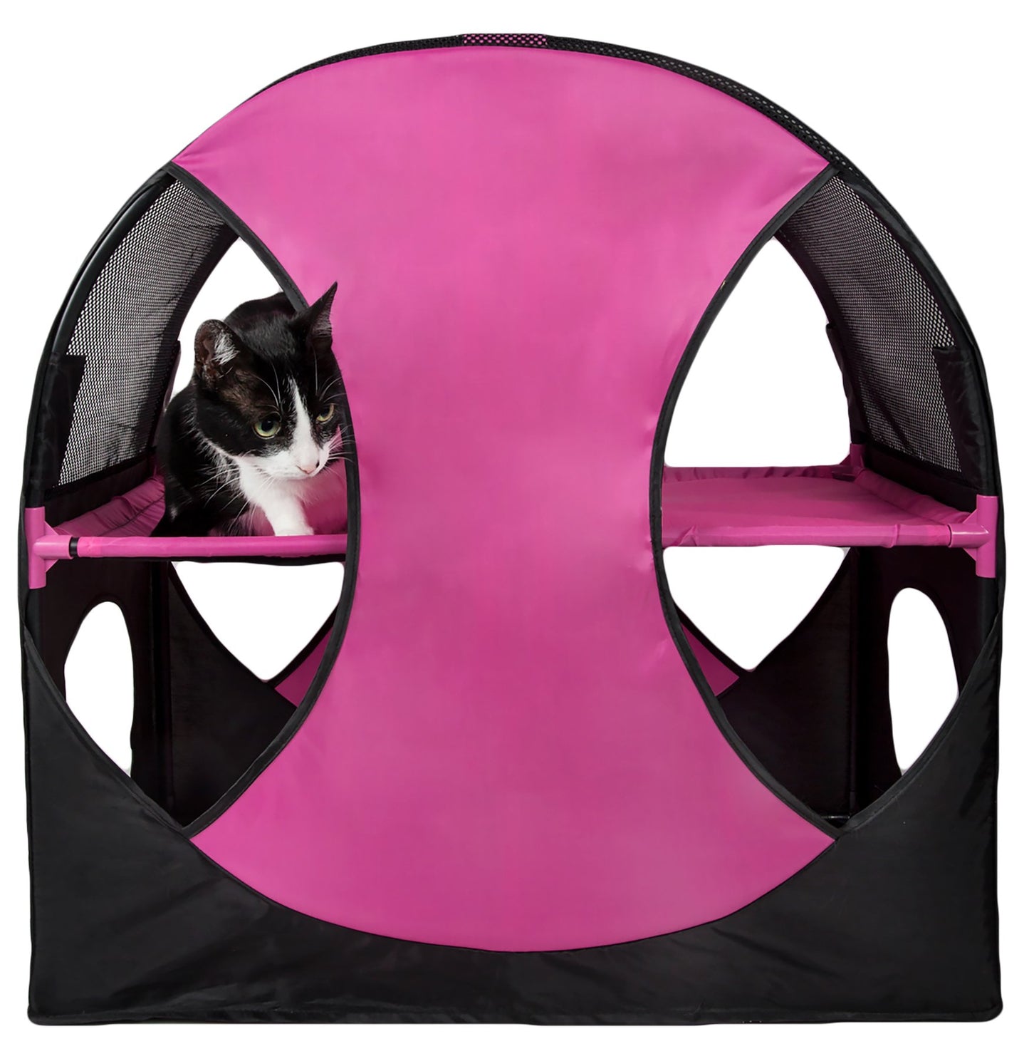 Pet Life Folding House Pet Cat Bed, Grey Animals & Pet Supplies > Pet Supplies > Cat Supplies > Cat Beds Pet Life Pink