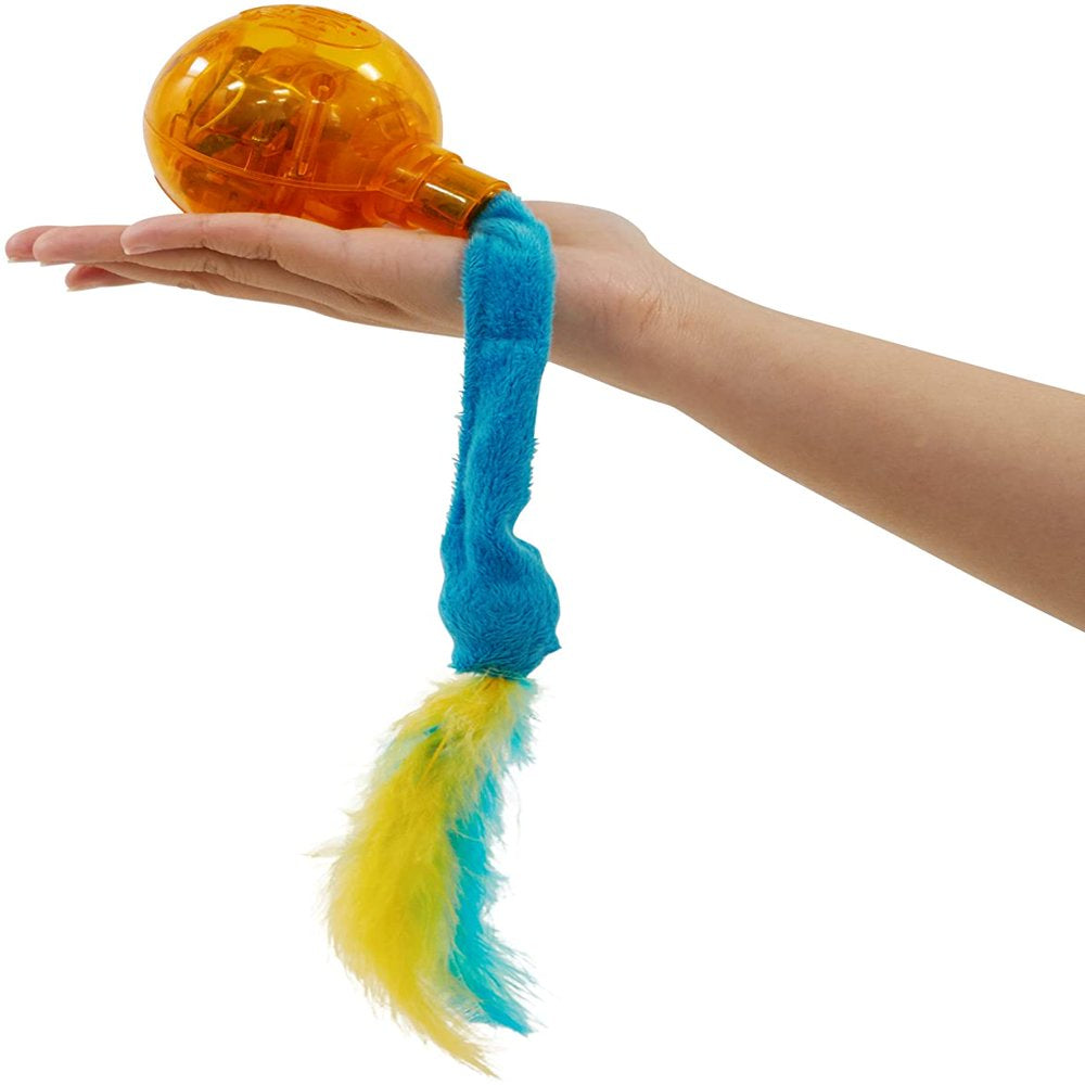 R2P Pet Categories Zany Cat Pouncing Action & Electronic Wiggling Cat Toy with Lights and Feathers Animals & Pet Supplies > Pet Supplies > Cat Supplies > Cat Toys R2P Pet Inc.