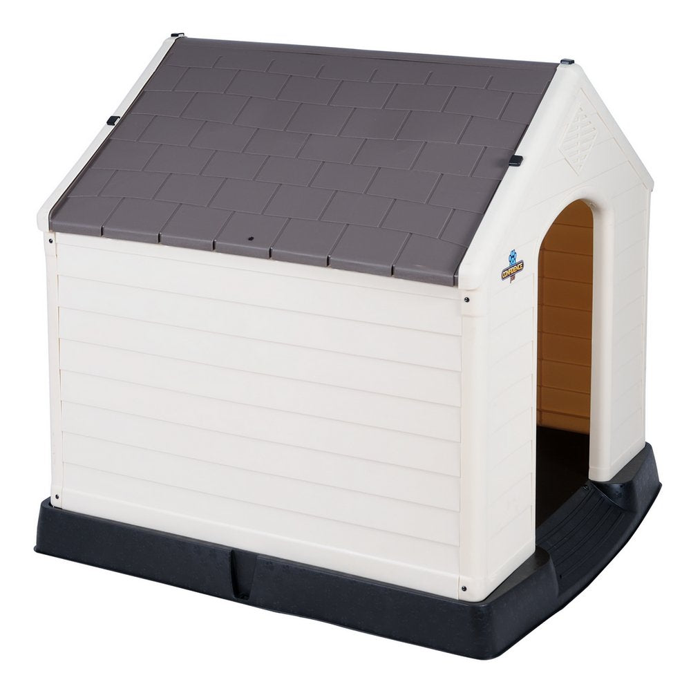 Confidence Fitness Dog Kennel, Outdoor, Plastic, Waterproof, Green Animals & Pet Supplies > Pet Supplies > Dog Supplies > Dog Houses Confidence Brown