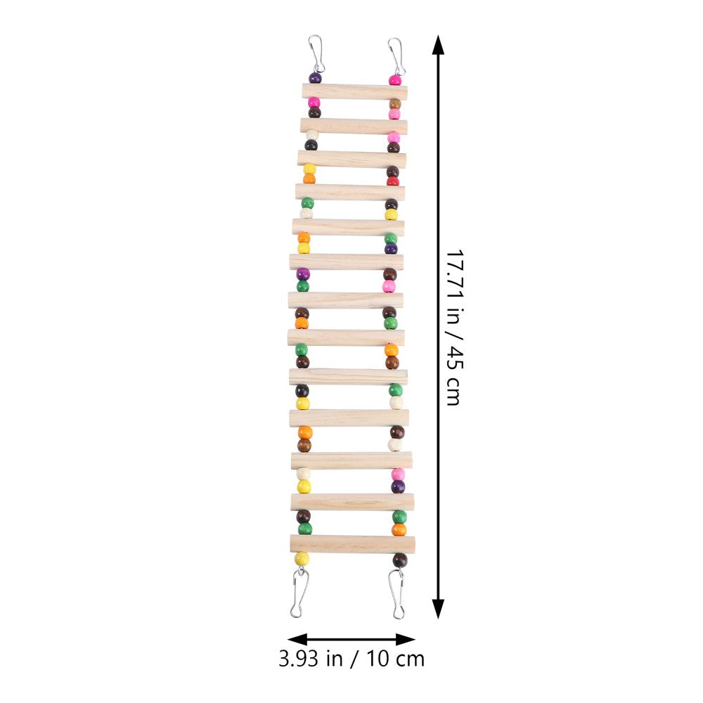 Frcolor Bird Toys Parrot Large Toys Ladder Birds Cages Parrots Parrots Conures Hanging Perch Foraging African Grey Parakeets Animals & Pet Supplies > Pet Supplies > Bird Supplies > Bird Ladders & Perches FRCOLOR