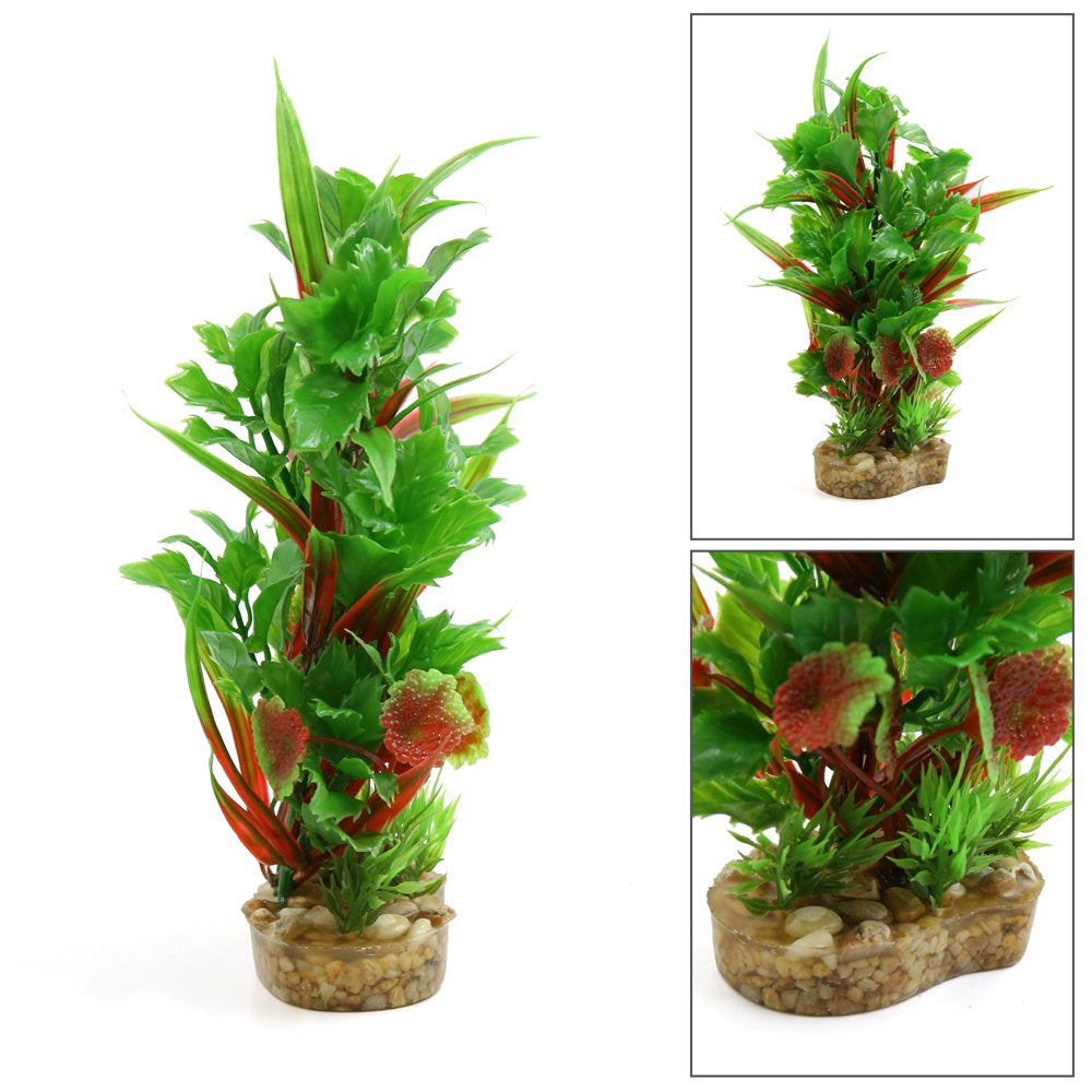 Plastic Terrarium Plant Landscape Decor Habitat for Reptiles and Amphibians Animals & Pet Supplies > Pet Supplies > Reptile & Amphibian Supplies > Reptile & Amphibian Habitats Unique Bargains