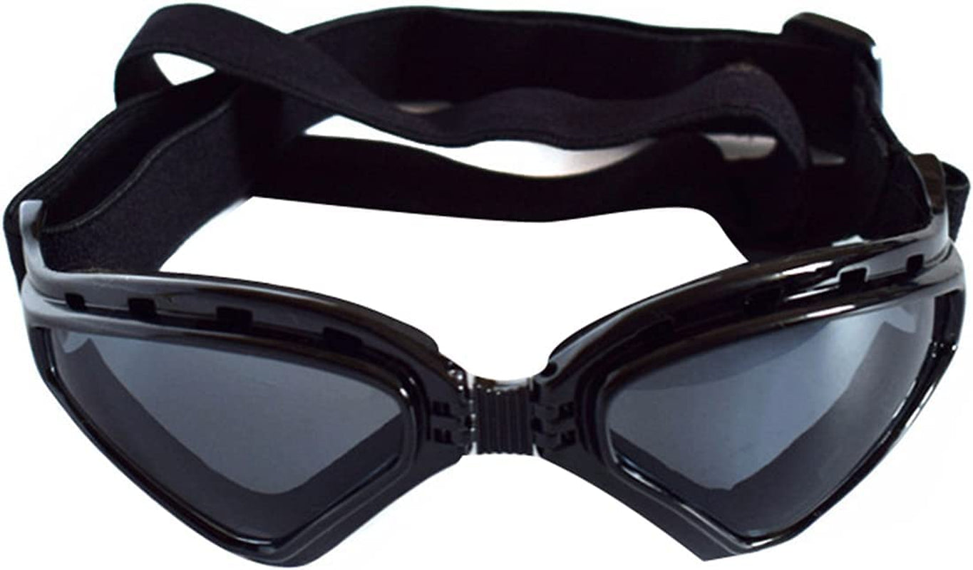 Dog Goggles Dog Sunglasses Pet Sunglasses Adjustable Eyewear Uv Protection Dog Glasses for Small Medium Cat Dog Animals & Pet Supplies > Pet Supplies > Dog Supplies > Dog Apparel PetPhindU Black One Size