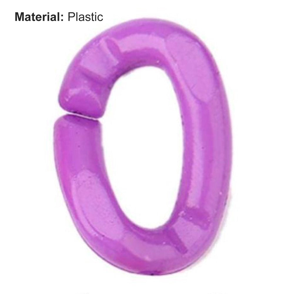 Pet Enjoy 100Pcs Plastic Parrot C-Clip Toys,Rainbow C-Clips Hooks Chain Links Pet Toys,Diy Material Pet Chewing Toy for Small Pet Rat Parrot Bird Animals & Pet Supplies > Pet Supplies > Bird Supplies > Bird Toys Pet Enjoy