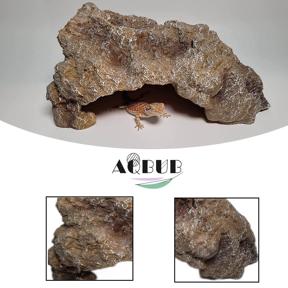 Reptile Simulates Rock Hidden Hole Amphibian Hidden Resin Habitat Decorated Gecko Leopard Lizard Toad Turtle Sanctuary Animals & Pet Supplies > Pet Supplies > Reptile & Amphibian Supplies > Reptile & Amphibian Food KOL PET