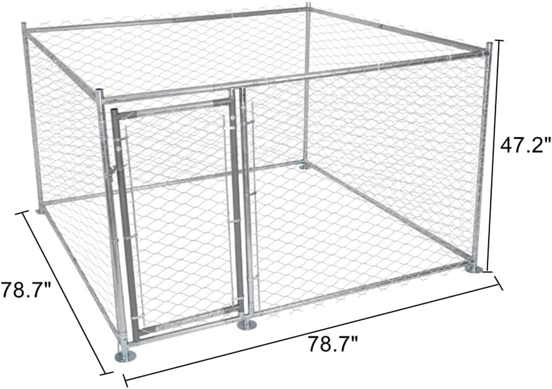 Magshion X-Large Heavy Duty Outdoor Pet Kennel Dog House Cage Pet Resort with Water Resistant Cover & Secure Lock Mesh Animals & Pet Supplies > Pet Supplies > Dog Supplies > Dog Kennels & Runs Magshion   