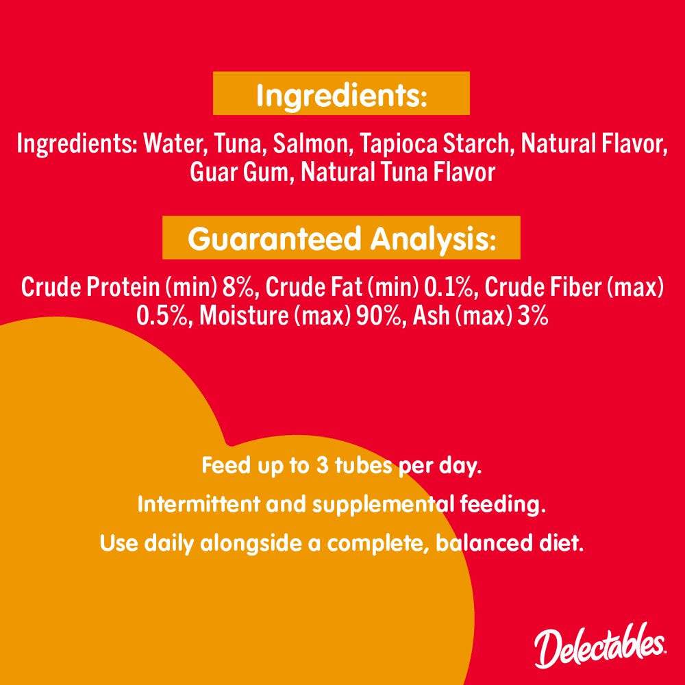 Hartz Delectables Squeeze up Tuna & Salmon Interactive Lickable Wet Cat Treat, 0.5Oz Tube (32 Count) Animals & Pet Supplies > Pet Supplies > Cat Supplies > Cat Treats Hartz Mountain Corp.