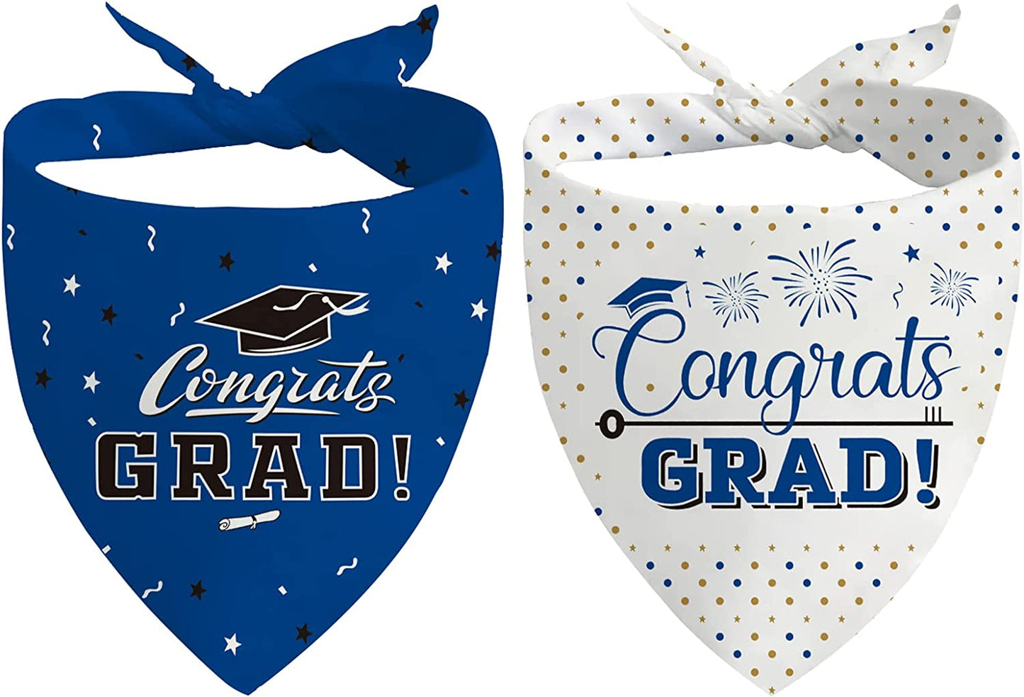 St Patricks Day Dog Bandana Puppy Scarf, 2 Pcs Shamrocks Kiss Me Irish Triangle Reversible Pet Scarf Holiday Party Dog Costume for Small Medium Large Dogs Animals & Pet Supplies > Pet Supplies > Dog Supplies > Dog Apparel UMISKAM Blue