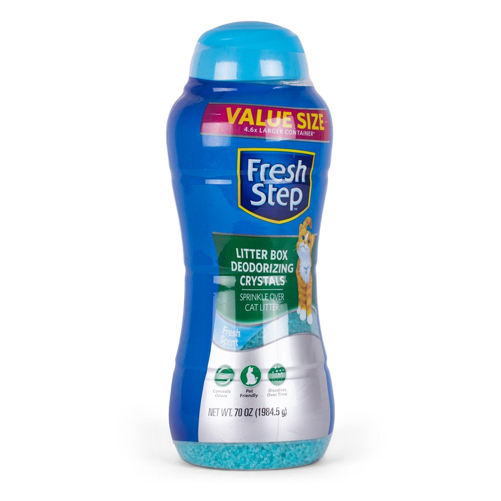 Fresh Step Cat Litter Deodorizer Crystals, Fresh Scent, 70 Oz. Animals & Pet Supplies > Pet Supplies > Cat Supplies > Cat Litter Fetch For Pets