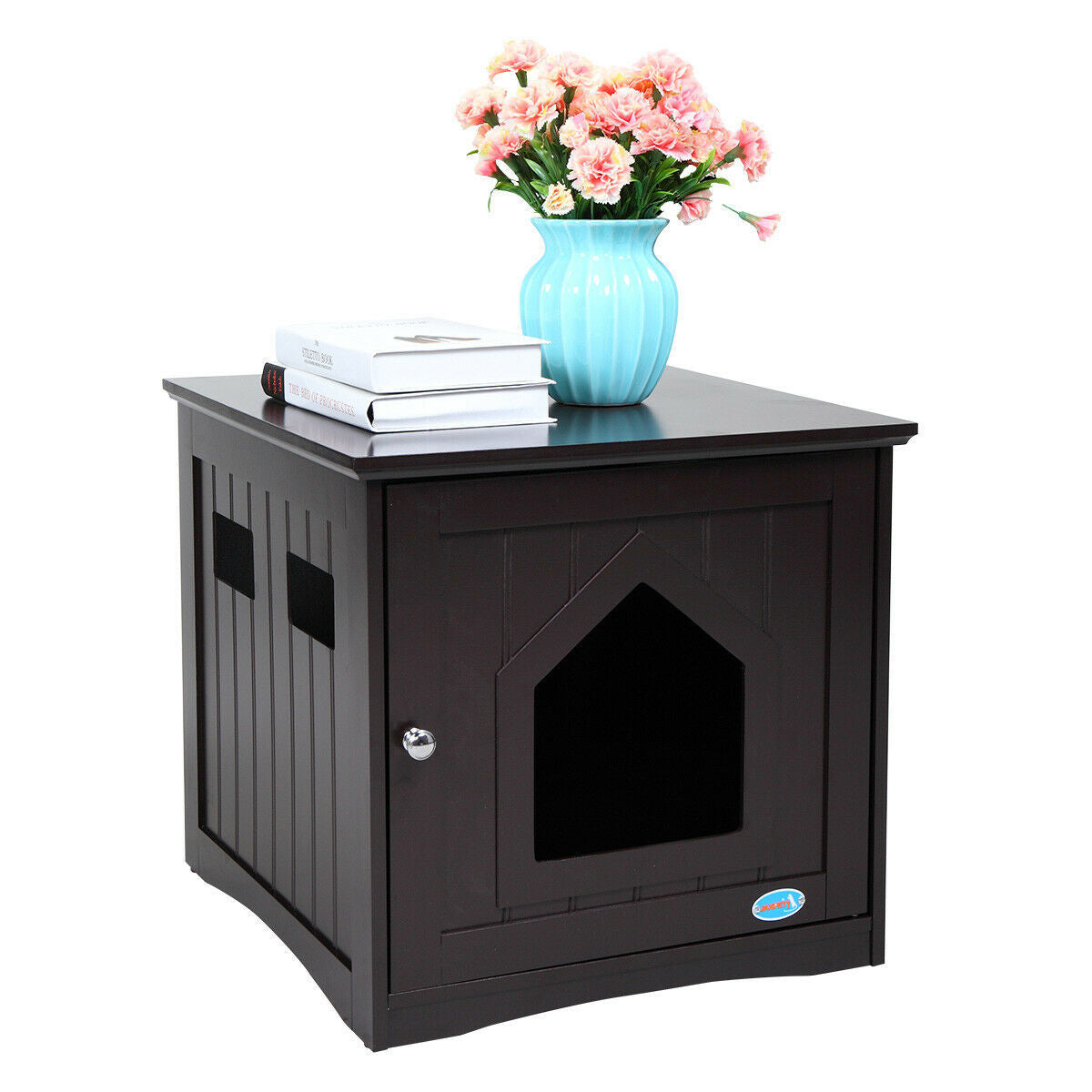 Cfowner Cat House Hidden Litter Box Furniture Animals & Pet Supplies > Pet Supplies > Cat Supplies > Cat Furniture Cfowner