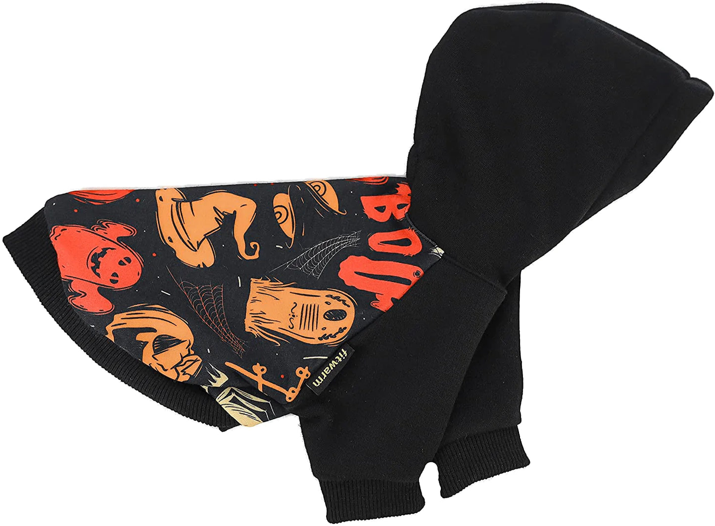 Fitwarm Christmas Outfit Santa Reindeer Dog Costume Puppy Hoodies Halloween Pumkin Doggie Winter Clothes Sweatshirt Pet Hooded Coat Cat Jackets Apparel Animals & Pet Supplies > Pet Supplies > Cat Supplies > Cat Apparel Fitwarm