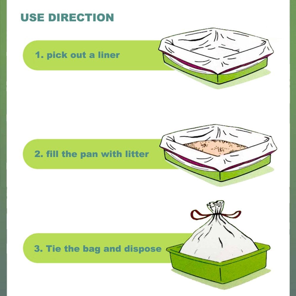 "Hyper Cat Jumbo Cat Litter Box Liners Drawstring Litter Bags for Boxes 30 Counts" Animals & Pet Supplies > Pet Supplies > Cat Supplies > Cat Litter Box Liners FORESIGHT USA, INC.