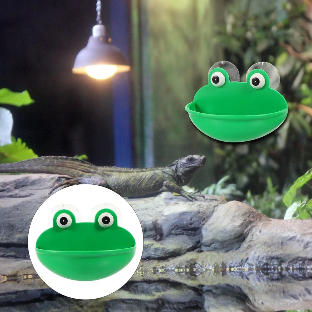 NUOLUX 2Pcs Reptile Pet Rest Habitat Amphibian Pet Playing Basin Terrarium Accessories Animals & Pet Supplies > Pet Supplies > Small Animal Supplies > Small Animal Habitat Accessories NUOLUX