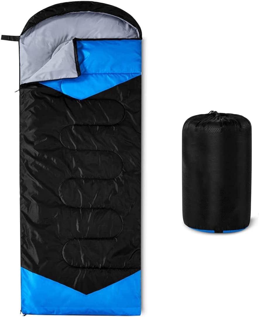 Oaskys Camping Sleeping Bag - 3 Season Warm & Cool Weather - Summer Spring Fall Lightweight Waterproof for Adults Kids - Camping Gear Equipment, Traveling, and Outdoors Animals & Pet Supplies > Pet Supplies > Dog Supplies > Dog Apparel Oaskys Black XL 39in x 90.5"