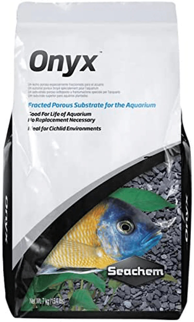 Onyx Gravel, 7 Kg / 15.4 Lbs Animals & Pet Supplies > Pet Supplies > Fish Supplies > Aquarium Gravel & Substrates Seachem