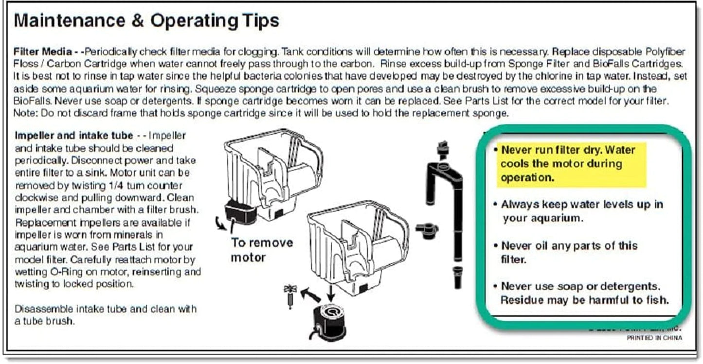 Penn-Plax Cascade Hang-On Aquarium Filter Quad Filtration System 100 Gallon Animals & Pet Supplies > Pet Supplies > Fish Supplies > Aquarium Filters Penn-Plax