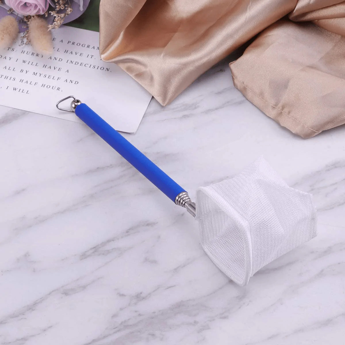 POPETPOP 3D Aquarium Nets, Eco-Friendly Nontoxic Fish Tank Fishing Net, Adjustable Stainless Steel Handle Square Pocket Shrimp Catching Net Animals & Pet Supplies > Pet Supplies > Fish Supplies > Aquarium Fish Nets POPETPOP