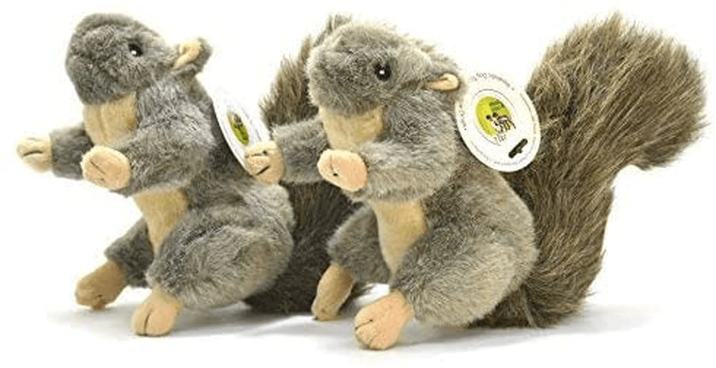 Sancho & Lola'S Closet Plush Dog Toys for Interactive Play Supporting Rescue Dogs since 2015 Animals & Pet Supplies > Pet Supplies > Dog Supplies > Dog Toys Sancho & Lola's Closet Squirrel Two Pack