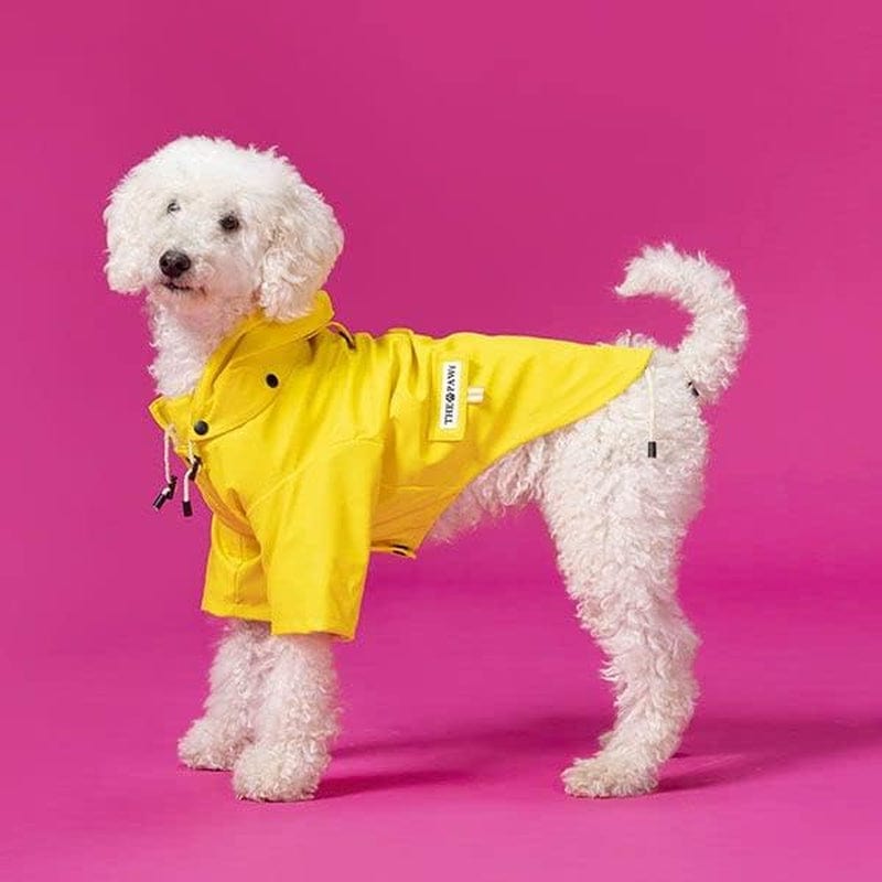 Sloane Dog Rain Jacket (Small, Navy) Animals & Pet Supplies > Pet Supplies > Dog Supplies > Dog Apparel The Paw Co Lemon Large