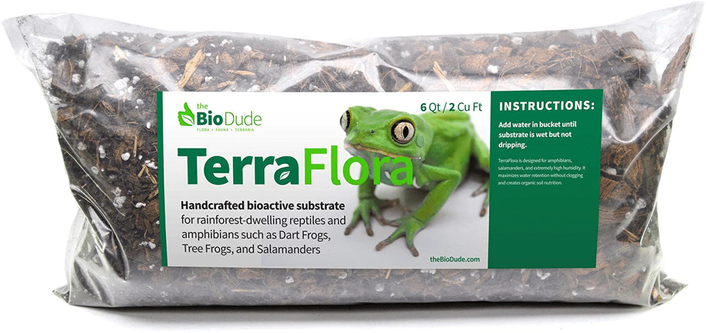 The Bio Dude Terra Flora Bioactive Reptile Substrate for Terrariums and Vivariums Animals & Pet Supplies > Pet Supplies > Reptile & Amphibian Supplies > Reptile & Amphibian Substrates The Bio Dude Inc