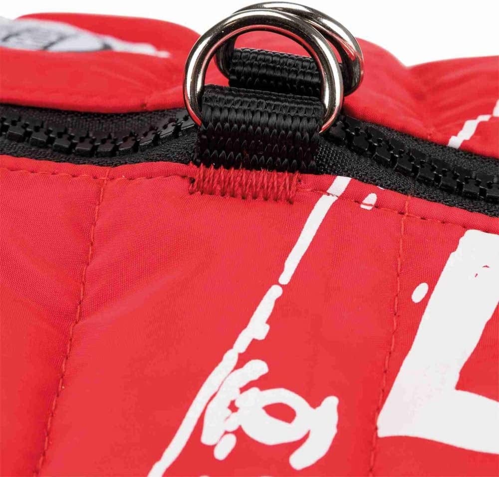 Trixie Coat Dog Clothes Pets - Jacket Coat Vest with Harness Large Small Medium Dogs Accessories Coat Harness Saint-Malo Size M 45Cm Red Animals & Pet Supplies > Pet Supplies > Dog Supplies > Dog Apparel Trixie