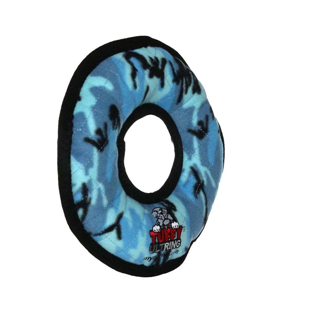 Tuffy Ultimate Ring Camo Blue, Durable Dog Toy Animals & Pet Supplies > Pet Supplies > Dog Supplies > Dog Toys VIP Products