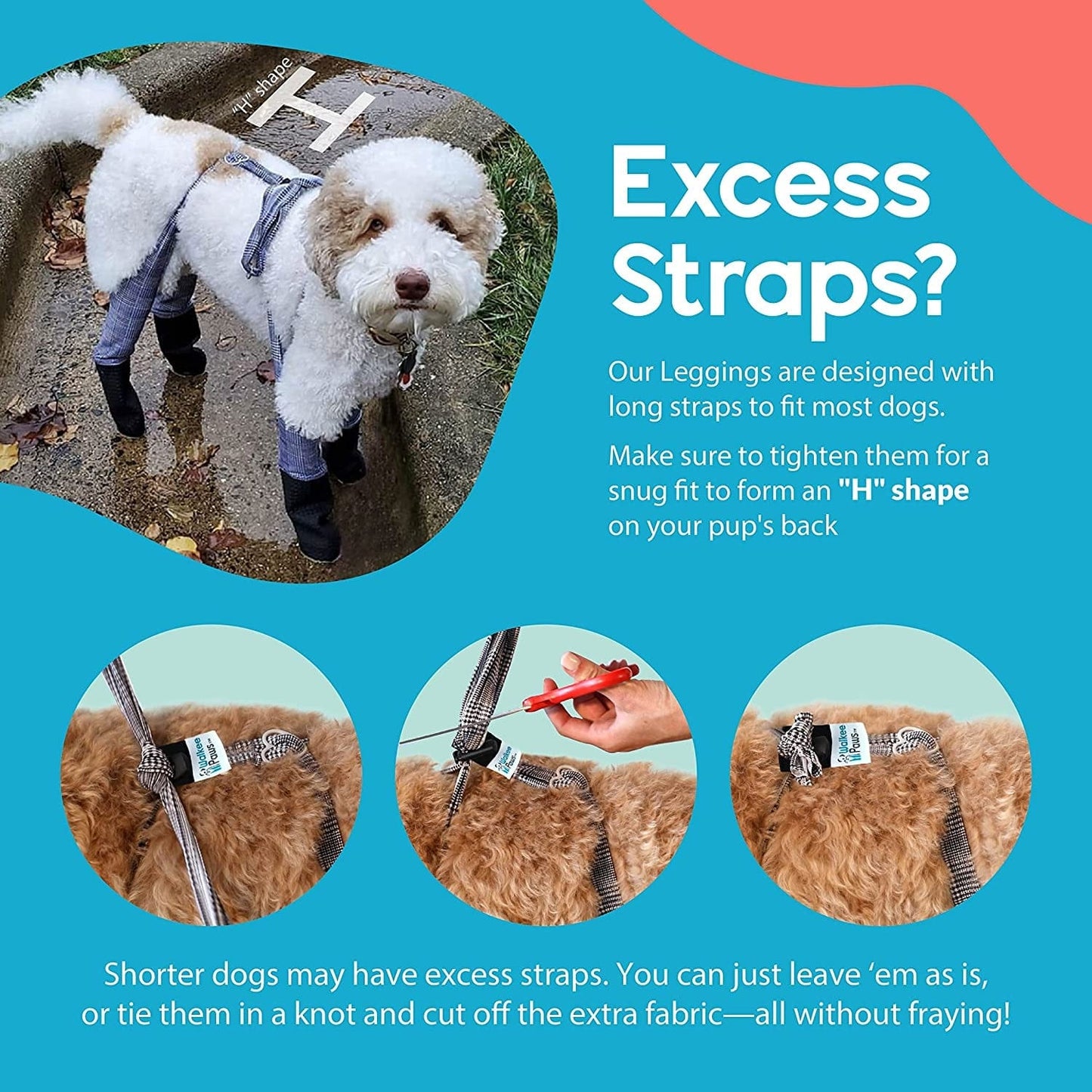 WALKEE PAWS Dog Boot Leggings, Small Dog Sizes, Seen on Shark Tank, Adjustable Fit Protects from Hot, Cold, Wet Weather, Allergens & Chemicals, Never Lose a Boot or Sock Again (Classic, Small) Animals & Pet Supplies > Pet Supplies > Dog Supplies > Dog Apparel Walkee Paws