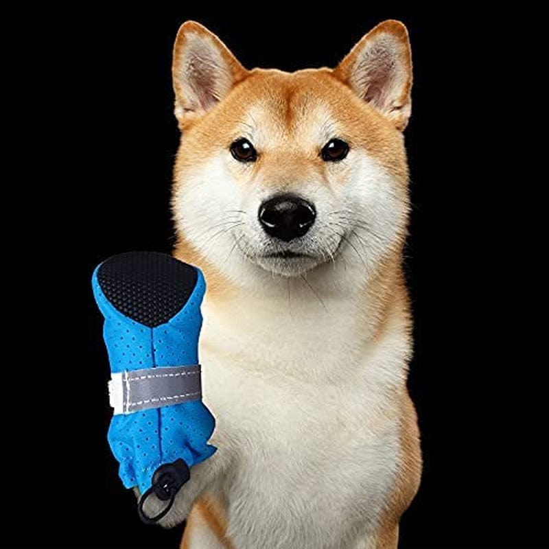 Weewooday 4 Pieces Summer Dog Shoes Paw Protector Pet Mesh Sandal Shoes Non-Slip Dog Boots with Adjustable Buckle for Small Medium Dogs and Cats Animals & Pet Supplies > Pet Supplies > Dog Supplies > Dog Apparel Weewooday