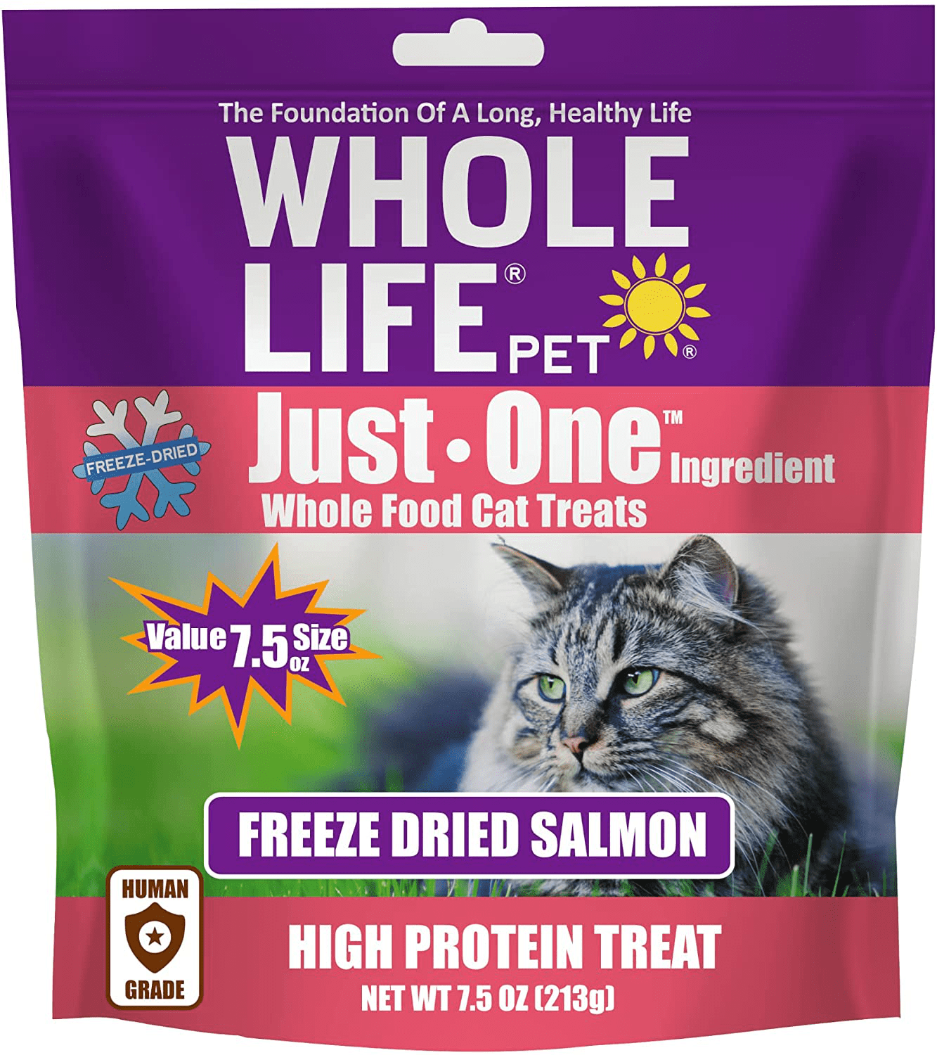 Whole Life Pet Products Salmon Cat Treats Animals & Pet Supplies > Pet Supplies > Cat Supplies > Cat Treats Whole Life Pet Products 7.5 Ounce