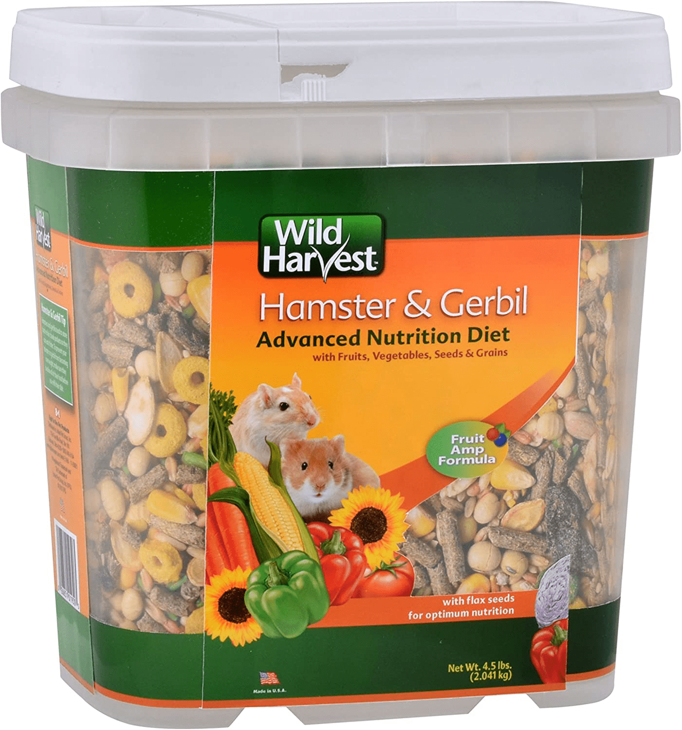 Wild Harvest Nutrition Diet and Advanced Nutrition Diet for Hamsters and Gerbils Animals & Pet Supplies > Pet Supplies > Small Animal Supplies > Small Animal Food Wild Harvest Advanced Nutrition 4.5 Pound (Pack of 1)
