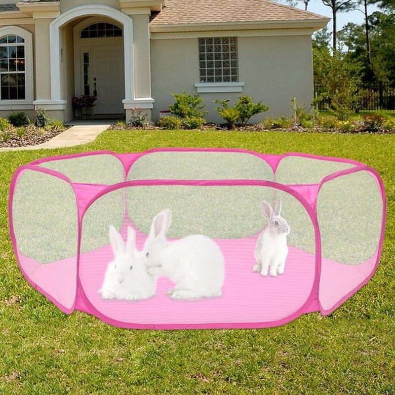 Willkey Pet Play Portable O Indoor/Outdoor Small Animal Cage Tent Fence for Children Hamster Chinchillas and Guinea-Pigs Animals & Pet Supplies > Pet Supplies > Small Animal Supplies > Small Animal Food willkey