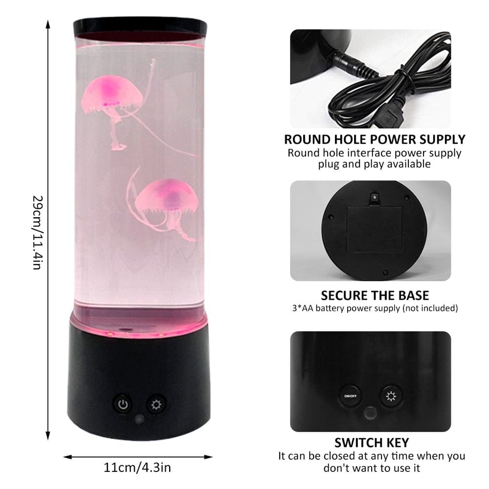 Willstar Jellyfish Lamp with Remote Control LED Night Light 16 Color Changing Lava Lamp Fancy Aquarium Jellyfish Real Jellyfish Gift for Kids and Adults US Animals & Pet Supplies > Pet Supplies > Fish Supplies > Aquarium Lighting Willstar