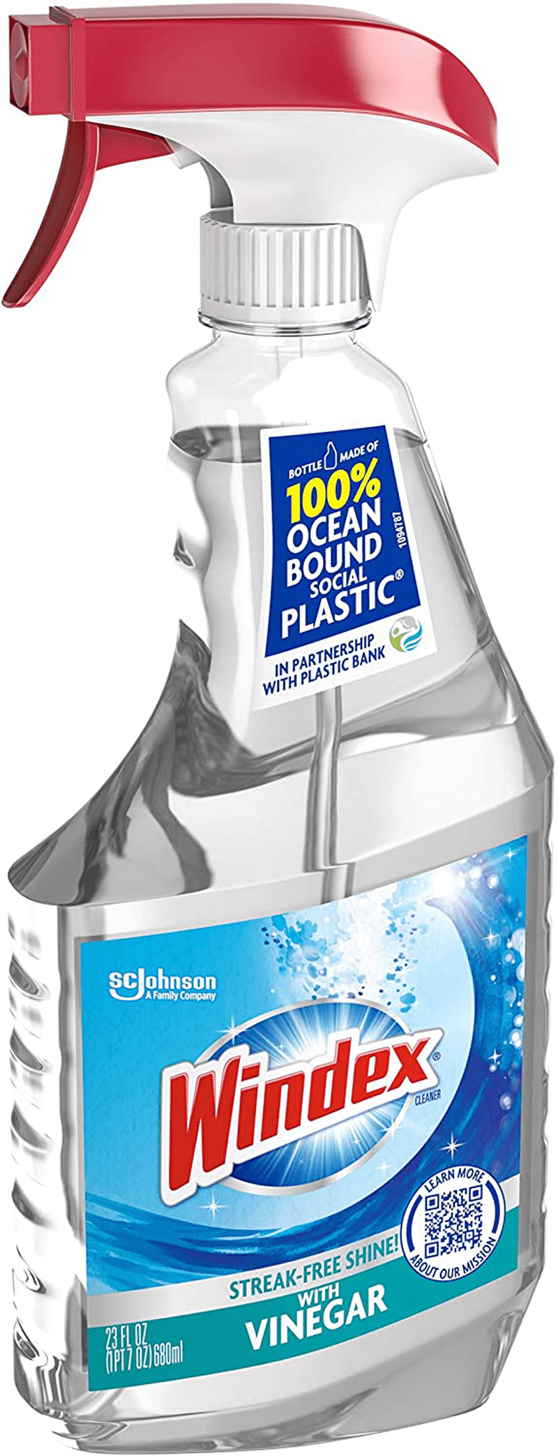 Windex Vinegar Multi-Surface Spray, Fresh, Clear 23 Fl Oz Animals & Pet Supplies > Pet Supplies > Fish Supplies > Aquarium Cleaning Supplies SCJohnson