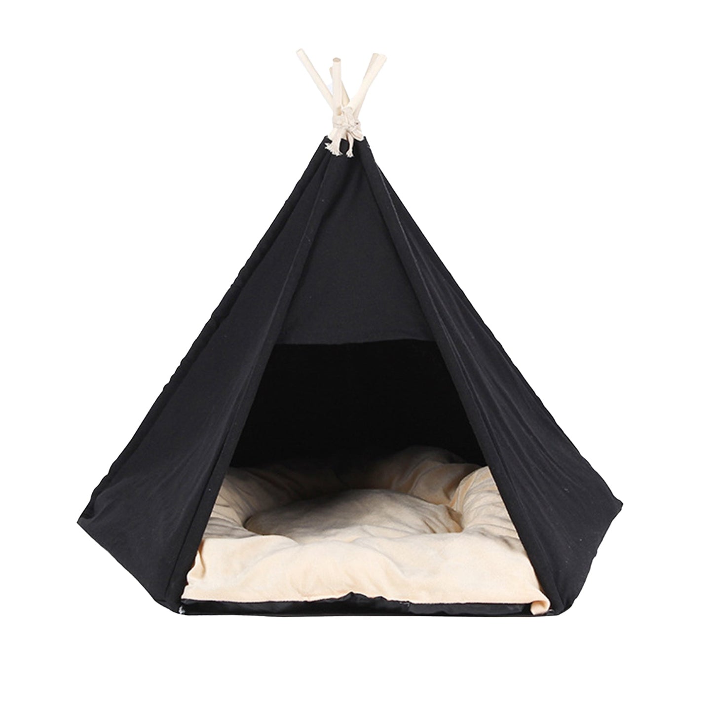 Windfall Pet Teepee with Cushion, Cat Tent, Dog(Puppy)/Cat House with Bed, Pet Tent Bed Indoor Outdoor Animals & Pet Supplies > Pet Supplies > Dog Supplies > Dog Houses windfall