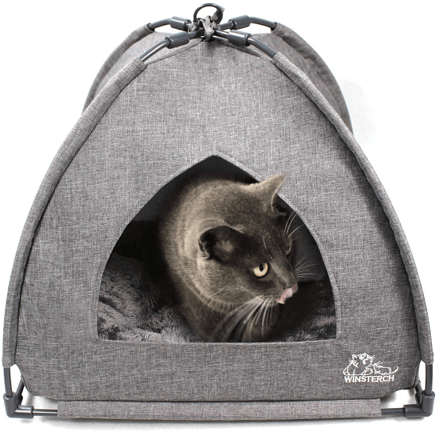 Winsterch Cat Bed Cave for Indoor Cats Pet Tent Cave for Cats