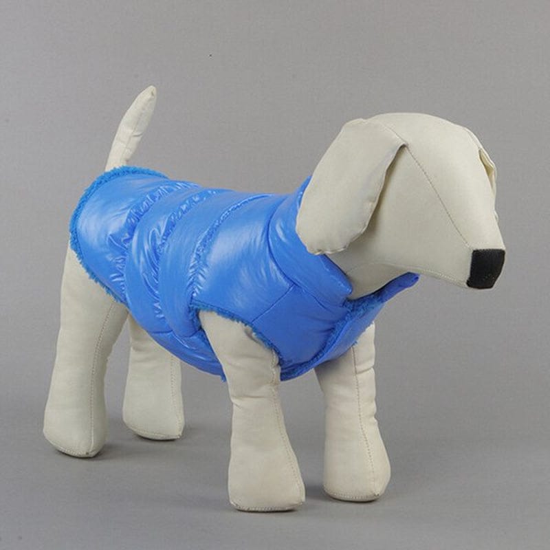 Winter Puppy Dog Coats, Cozy Waterproof Windproof Dog Vest, Winter Coat Warm Dog Apparel, Puppy Warm Fleece down Jackets Clothes, Pet Dogs Padded Vest Harness, Dogs Warm Vest, XS-3XL, Red Animals & Pet Supplies > Pet Supplies > Dog Supplies > Dog Apparel LINKABC XL Blue
