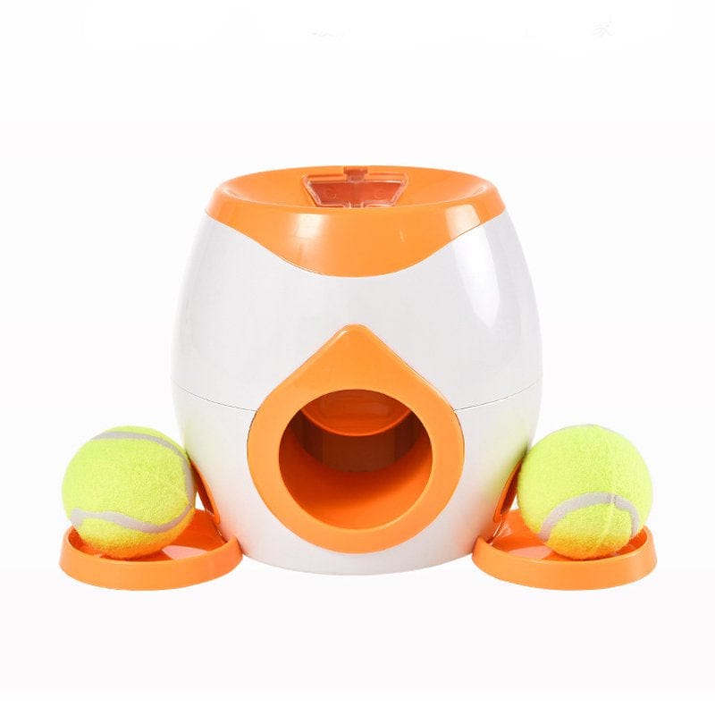 Wodondog Pet Dog Toy Food Reward Toy with 2 Tennis Balls Slow Feeder Green Animals & Pet Supplies > Pet Supplies > Dog Supplies > Dog Toys Wodondog Orange