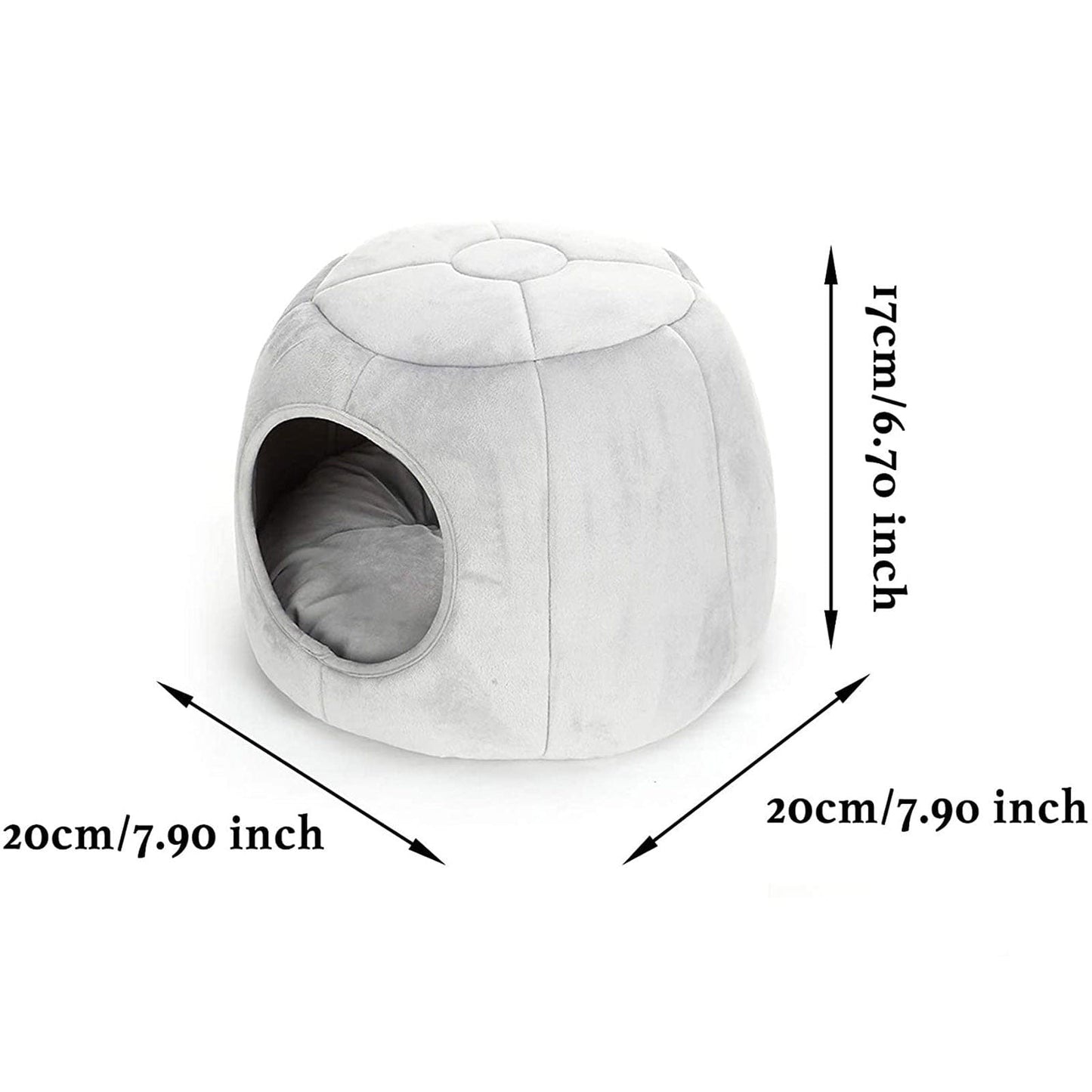 Womail Outdoor Indoor Cat Dog House Pet Cotton Warm Comfortable House Pet in Autumn and Winter Pets House Animals & Pet Supplies > Pet Supplies > Dog Supplies > Dog Houses Womail