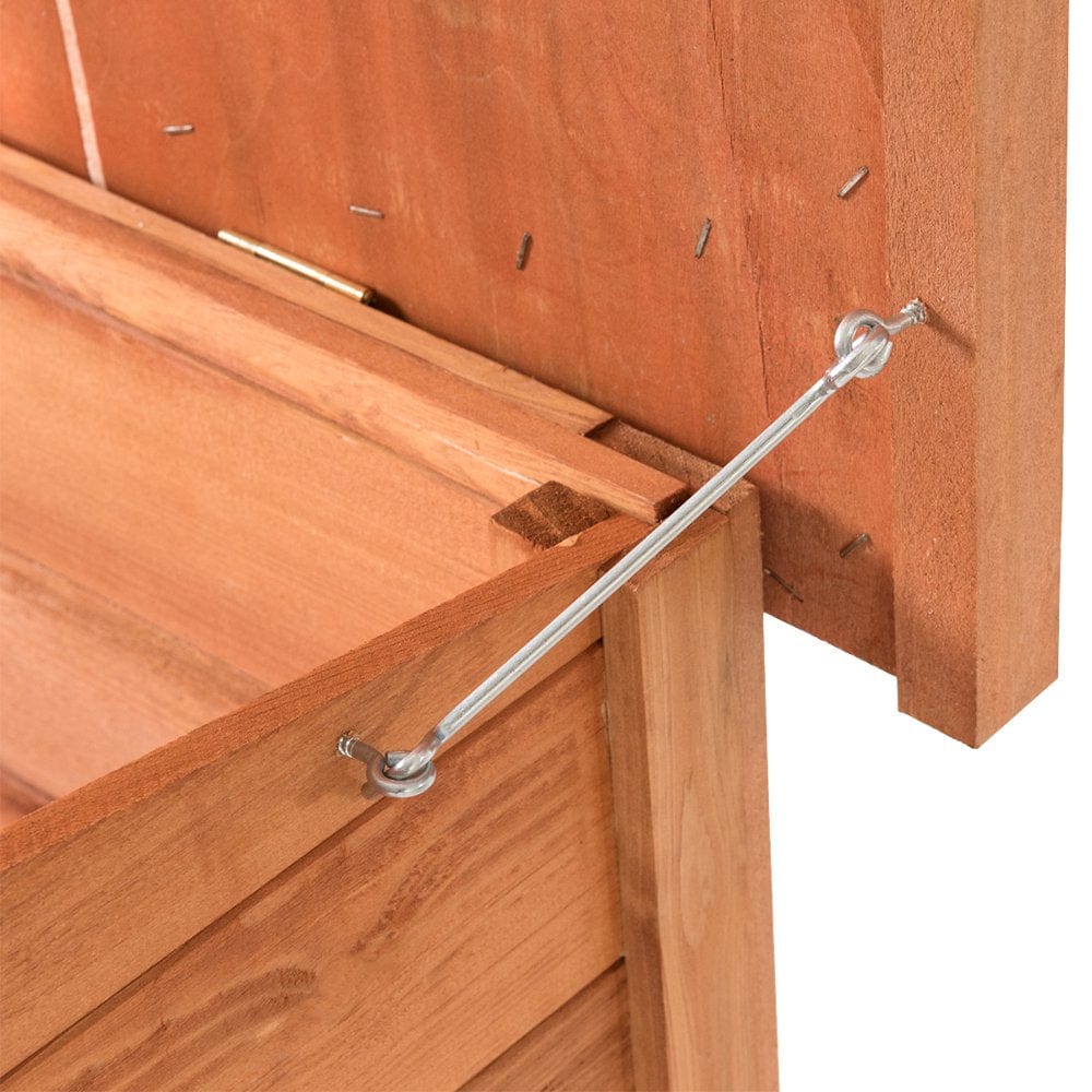 Wood Dog House Pet Shelter Large Kennel Weather Resistant Home Outdoor Ground Animals & Pet Supplies > Pet Supplies > Dog Supplies > Dog Houses Costway