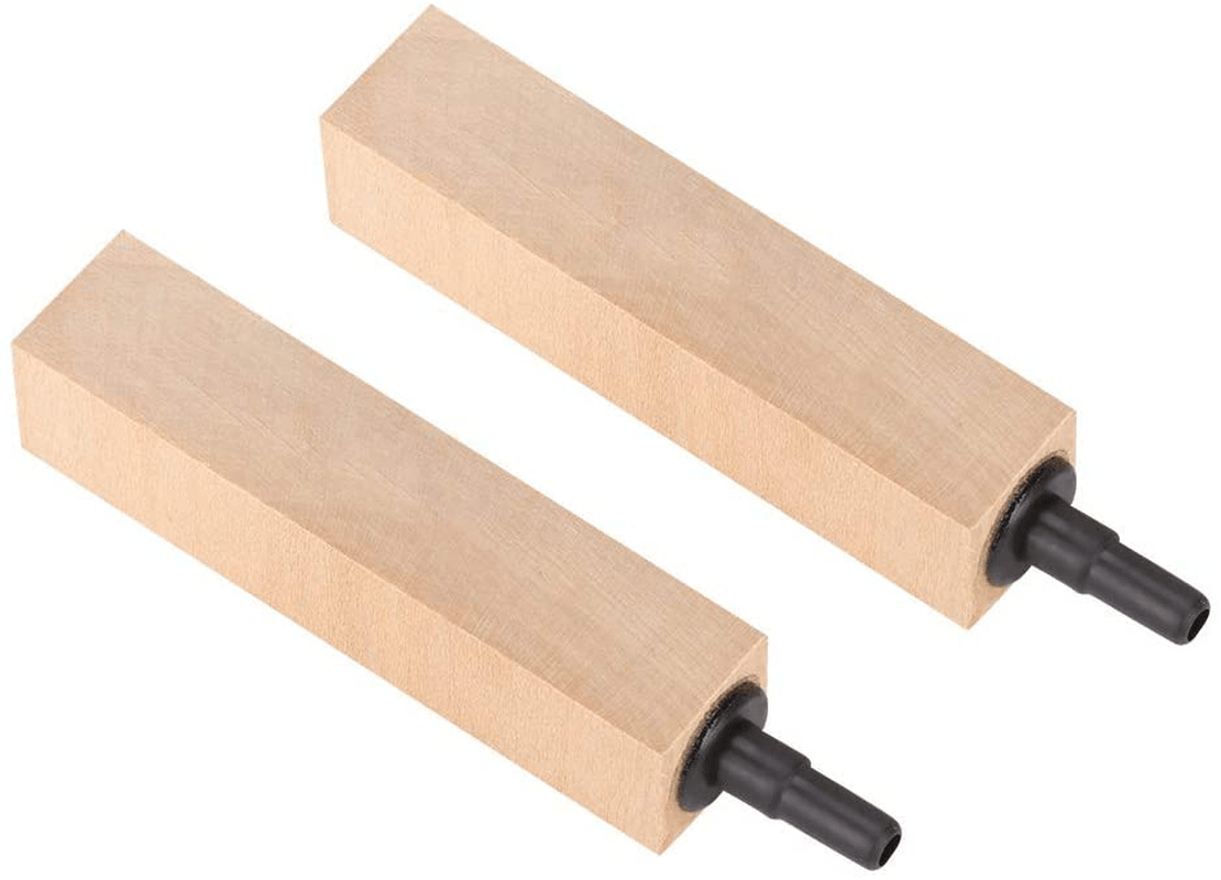 Wooden Air Bubble Stone Diffuser 2Pcs/Set Natural Aquarium Air Diffuser Air Stone Diffuser Wooden Air Diffuser Smooth Texture Design for Create Very Fine(L) Animals & Pet Supplies > Pet Supplies > Fish Supplies > Aquarium Air Stones & Diffusers Gerioie