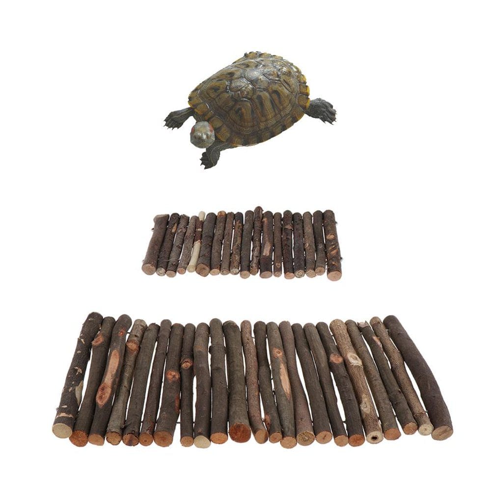 Wooden Reptile Cave, Bendable Platform Hiding Habitat Aquarium Terrarium Decoration Ornament for Small Lizards Turtles Amphibians Fish Animals & Pet Supplies > Pet Supplies > Small Animal Supplies > Small Animal Habitat Accessories FITYLE