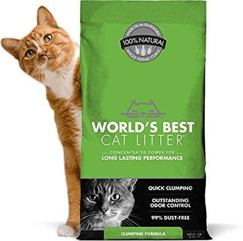 World'S Best 14 LB Cat Litter Original Series 14 Pound Bag. (Outstanding Odor Control, Quick CLUMPING & Easy SCOOPING, PET, People & Planet Friendly) Animals & Pet Supplies > Pet Supplies > Cat Supplies > Cat Litter World's Best