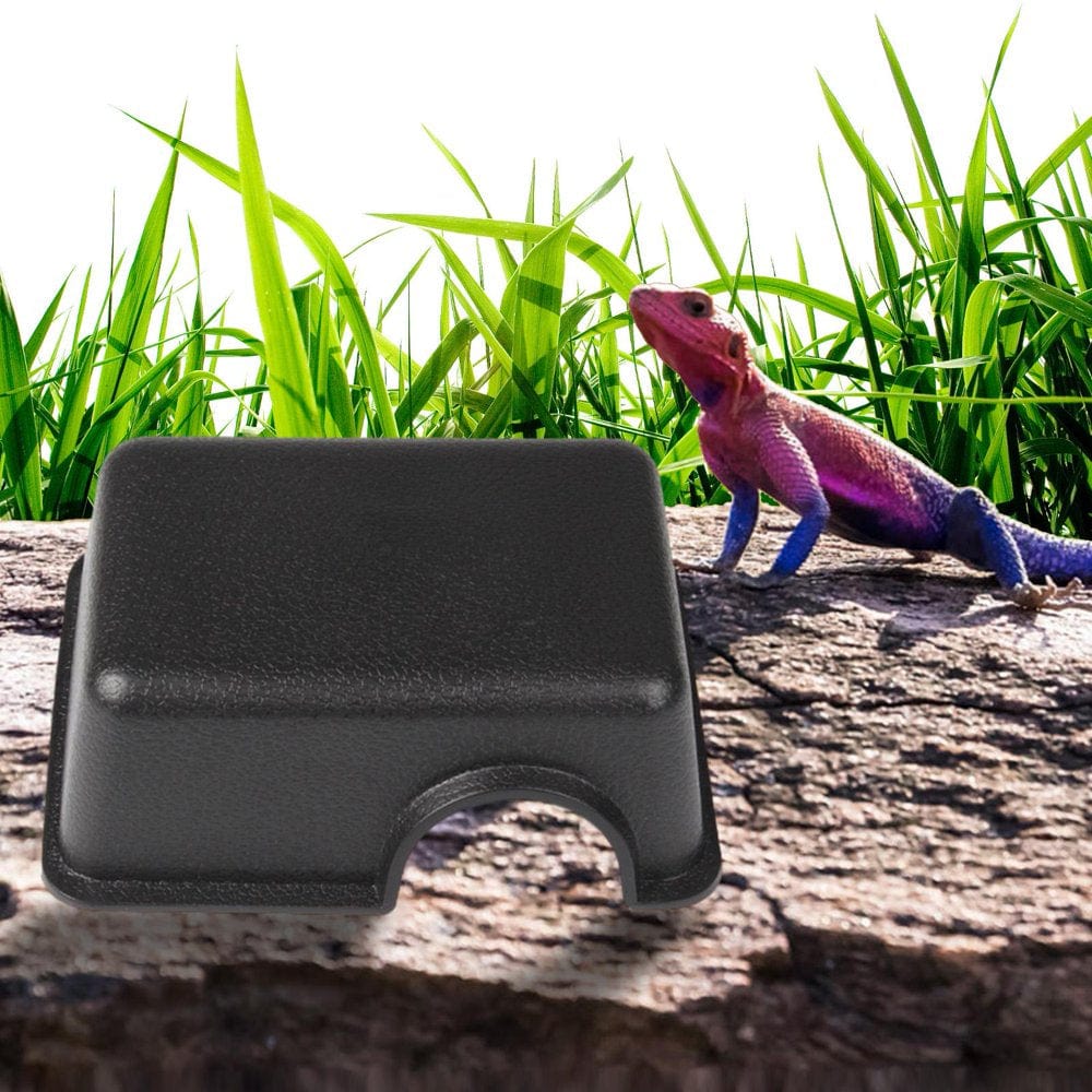 Wowspeed Reptiles House | Hollowed Out Design Reptile Hideout Box | Warm Hideout Home for Snake, Gecko, Lizard, Chameleon, Sink Humidifier Cave Accessories Animals & Pet Supplies > Pet Supplies > Reptile & Amphibian Supplies > Reptile & Amphibian Habitat Accessories wowspeed