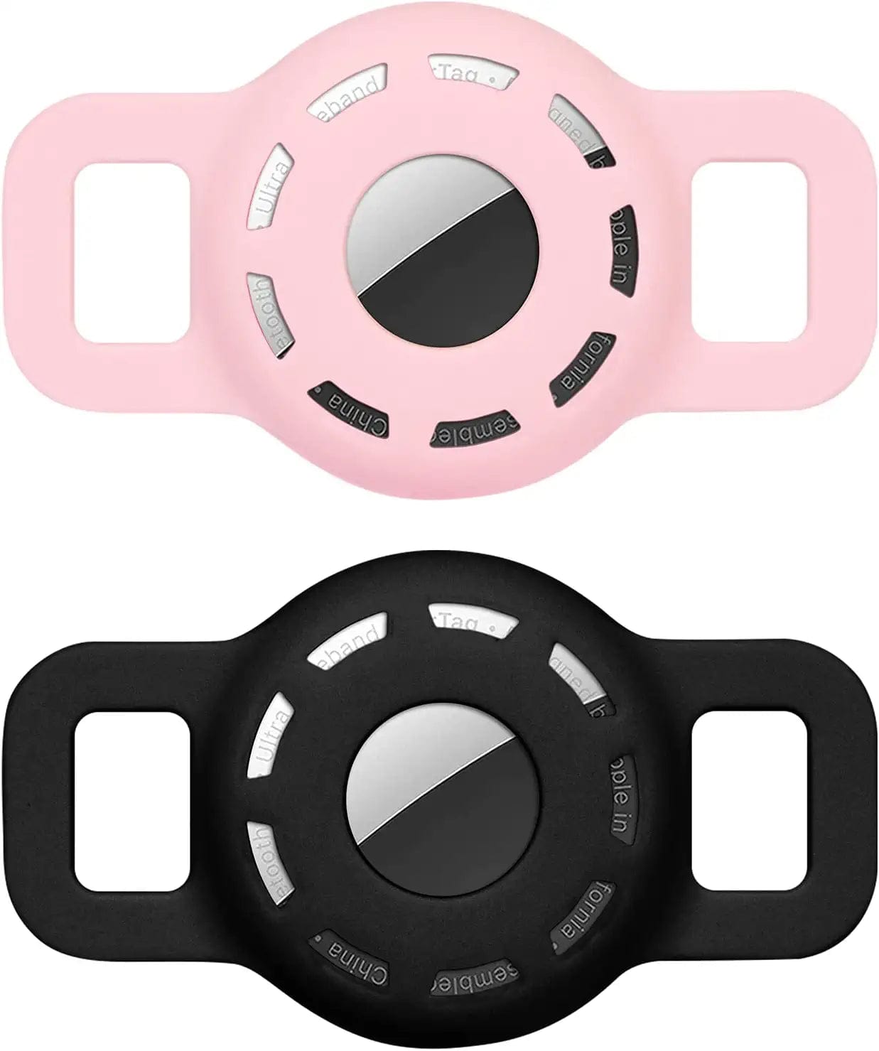 WWW Case for Airtag 2021,(2 Pack) Airtag Dog Collar Holder,Airtag Cat Collar Case with Anti-Lost Design for Cat Dog Collars Small Pet Puppy Loop & Backpack Bag Straps-Black& Navy Electronics > GPS Accessories > GPS Cases Guangzhou Yuchan Trading Co., Ltd Black+Pink S