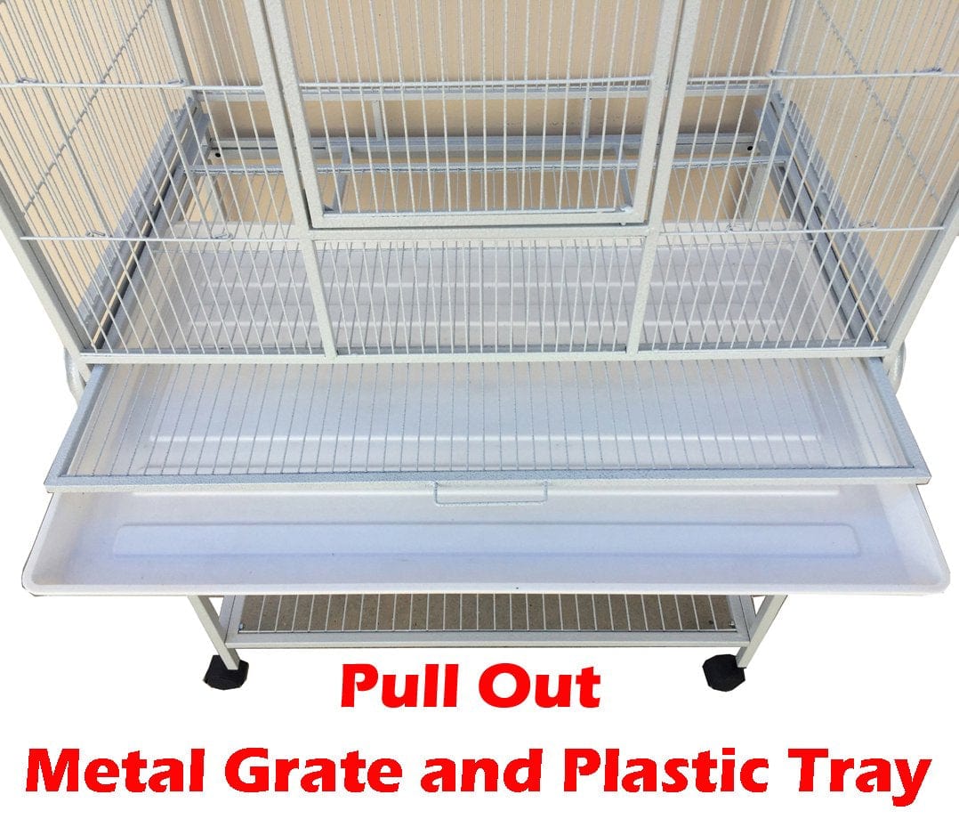 X-Large Double 4-Level Divider Small Animal Critter Hamster House Guinea Pig Habitat Mouse Rats Rolling Cage Tight 1/2-Inch Wire Spacing for Ferret Chinchilla Sugar Glider Mice Hedgehog Gerbil Animals & Pet Supplies > Pet Supplies > Small Animal Supplies > Small Animal Habitats & Cages Mcage