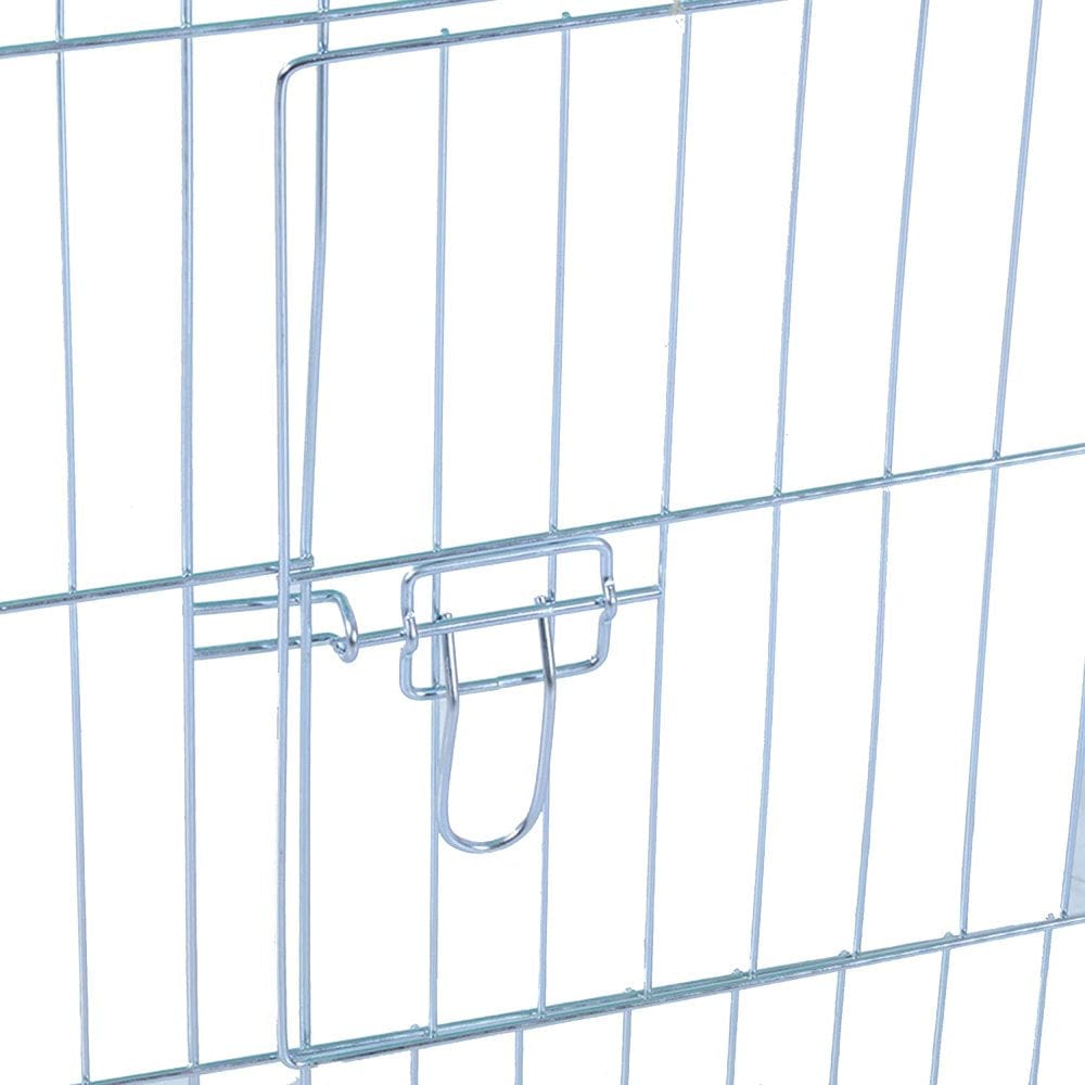 X-LARGE Galvanized 87"X41"X41"H Puppies Kittens Chicken Coop Run Pens Crate Rabbit Enclosure Pet Playpen Fence Animals & Pet Supplies > Pet Supplies > Dog Supplies > Dog Kennels & Runs Mcage