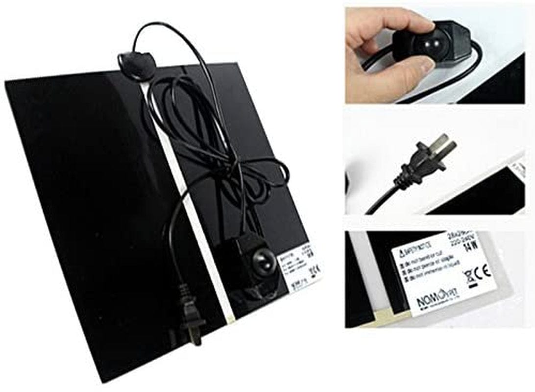 Xelparuc Reptile Warmer Mat under Tank Heater with Temperature Controller Animals & Pet Supplies > Pet Supplies > Reptile & Amphibian Supplies > Reptile & Amphibian Substrates Xelparuc