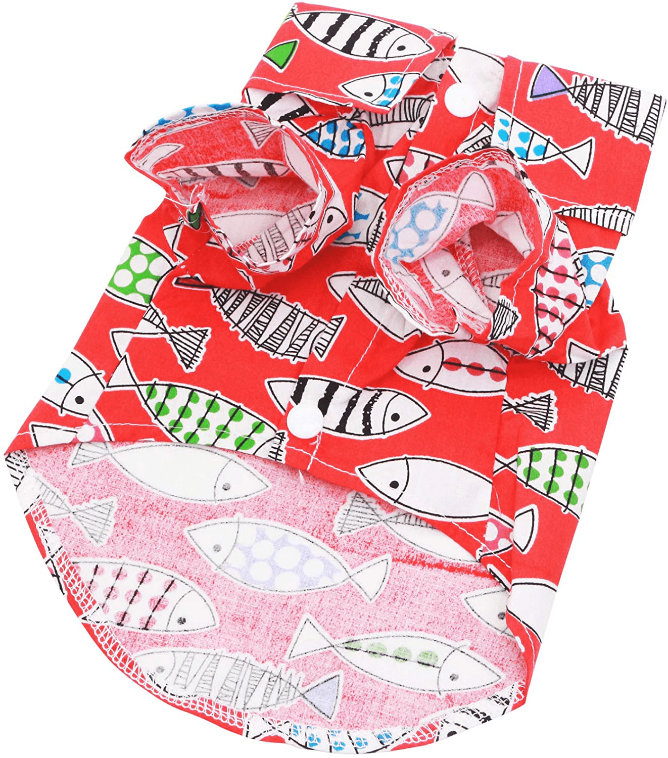 XMSJSIY Dog Hawaiian Shirt Cloth,Pet Dog Summer Polo T-Shirt Puppy Cat Luau Outfits Costume for Small Medium Dog Boy Girl Beach Seaside Apparel Clothes Animals & Pet Supplies > Pet Supplies > Cat Supplies > Cat Apparel XMSJSIY